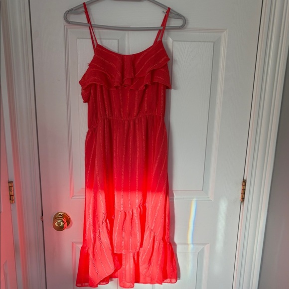 Forever 21 Red Ruffled Dress - Picture 1 of 1